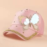 Casquette à détail papillon pour fillette